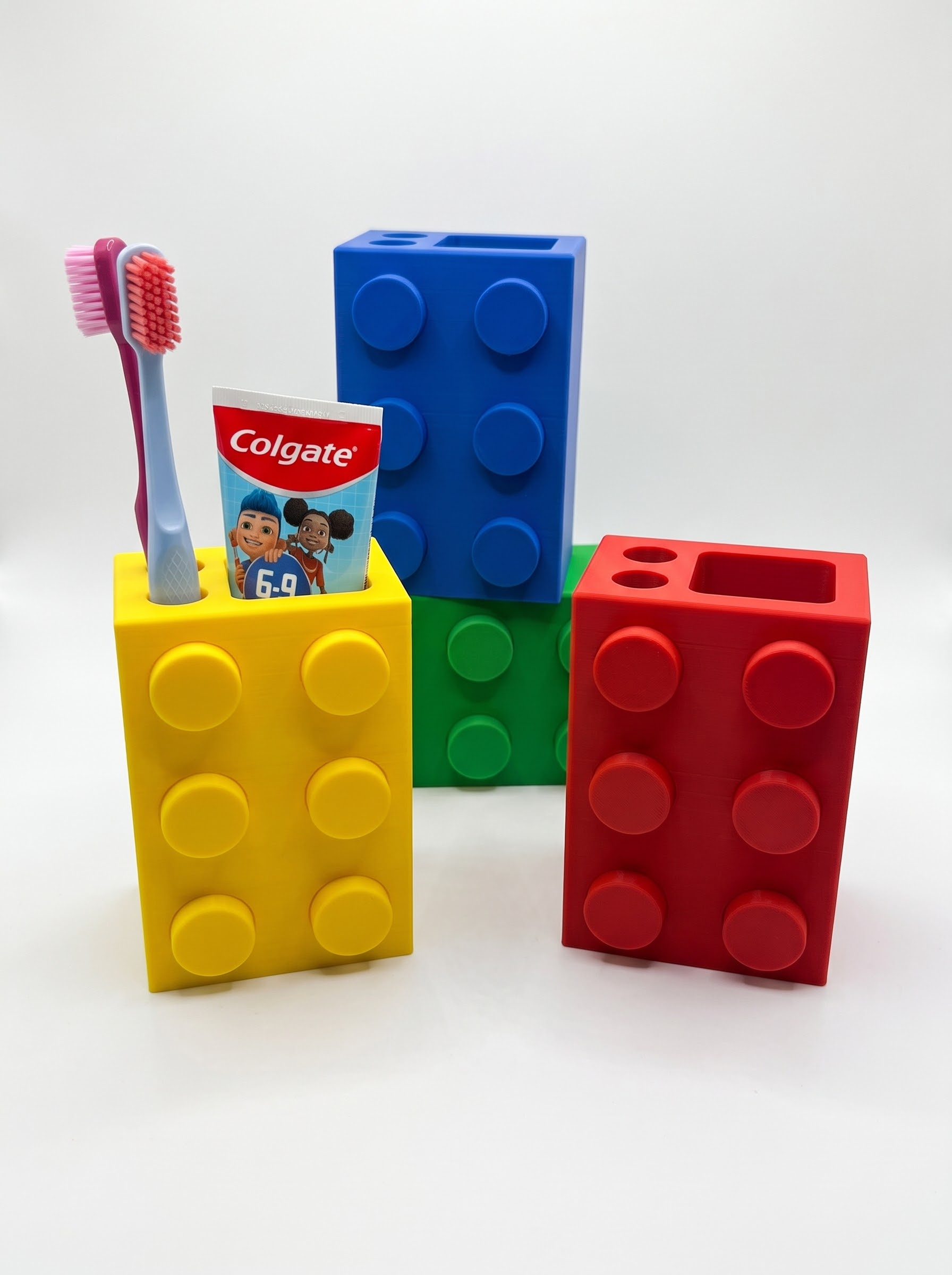 Lego dantų šepetėlių laikiklis